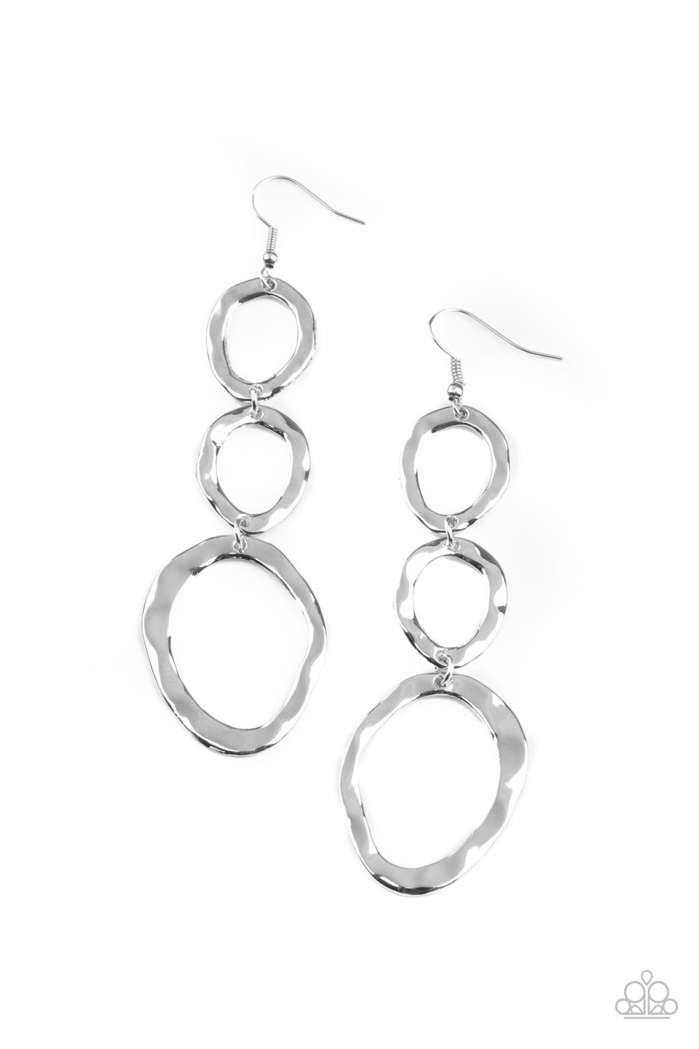 So OVAL It! - Silver - Paparazzi Accessories