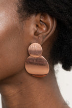 Load image into Gallery viewer, Here Today, GONG Tomorrow - Copper - Paparazzi Accessories
