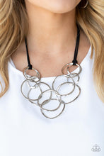 Load image into Gallery viewer, Spiraling Out of COUTURE - Silver - Paparazzi Accessories
