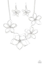 Load image into Gallery viewer, Flower Garden Fashionista - Silver - Paparazzi Accessories
