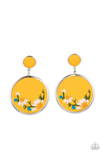 Load image into Gallery viewer, Embroidered Gardens - Yellow - Paparazzi Accessories
