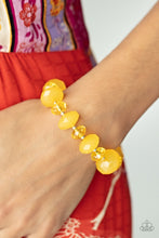 Load image into Gallery viewer, Keep GLOWING Forward - Yellow - Paparazzi Accessories
