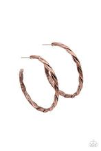 Load image into Gallery viewer, Don&#39;t Get It Twisted - Copper - Paparazzi Accessories
