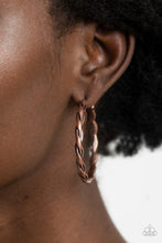 Load image into Gallery viewer, Don&#39;t Get It Twisted - Copper - Paparazzi Accessories
